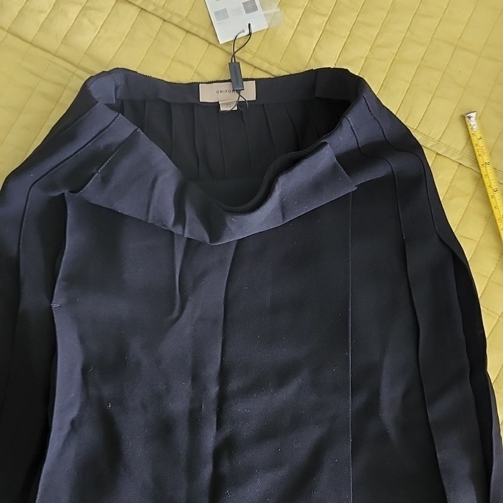 Burberry skirt uniform Back Pleated Wrap Front New With Tags - Picture 9 of 12